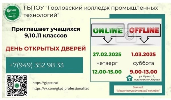 День открытых дверей ГБПОУ "ГКПТ".